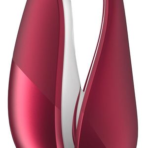Вакуумний кліторальний стимулятор Womanizer Liberty Red, магнітна кришка, 2 насадки