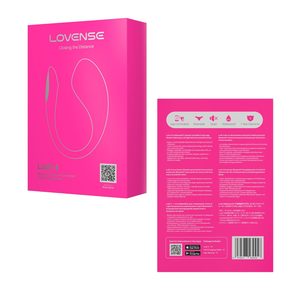 Смарт-віброяйце Lovense Lush 4, дуже потужне, швидке заряджання, LED-підсвічування