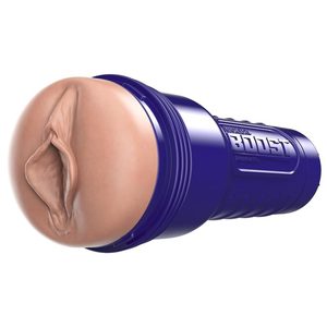 Мастурбатор-вагіна Fleshlight Boost Bang Light Medium Flesh, плаваючі кільця Turbo Tech