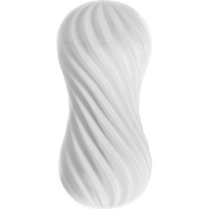 Мастурбатор Tenga Flex Silky White зі змінною інтенсивністю, можна скручувати