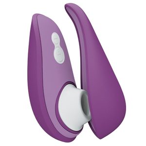 Вакуумний кліторальний стимулятор Womanizer Liberty 2 Purple, 8 режимів, магнітна кришечка