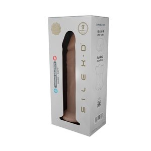 Фалоімітатор SilexD Flesh (MODEL 2 size 9in) Liquid Silicone, підходить для торса Apollo S і L