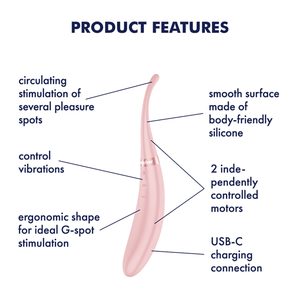 Вібратор Satisfyer Tip Tease Rose