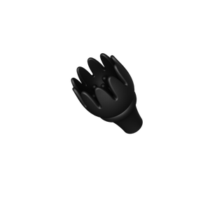 Вагінально-кліторальний вібратор Zalo — Bess Obsidian Black, мультифункціональний із насадками