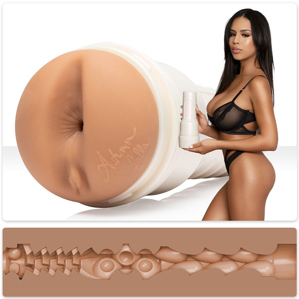 Мастурбатор Fleshlight Girls: Autumn Falls - Peaches, зі зліпка ануса, дуже ніжний