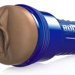 Мастурбатор-вагіна Fleshlight Boost Bang Medium Dark Flesh, плаваючі кільця Turbo Tech