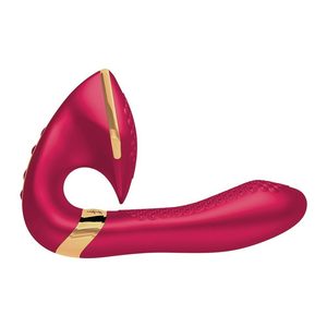 Вагінально-кліторальний вібратор Shunga Soyo Raspberry