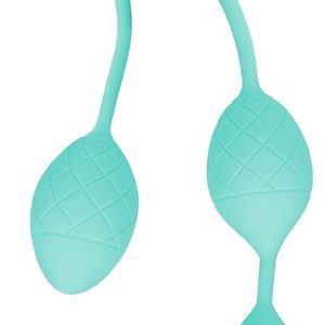 Розкішні вагінальні кульки PILLOW TALK - Frisky Teal з кристалом, діаметр 3,2 см, вага 49-75 гр