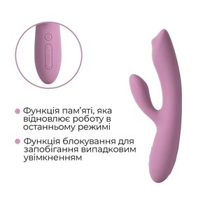 Смарт вібратор-кролик з перлинною стимуляцією точки G Svakom Trysta Neo