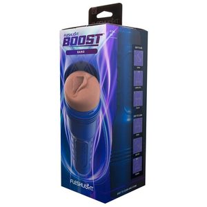 Мастурбатор-вагіна Fleshlight Boost Bang Light Medium Flesh, плаваючі кільця Turbo Tech