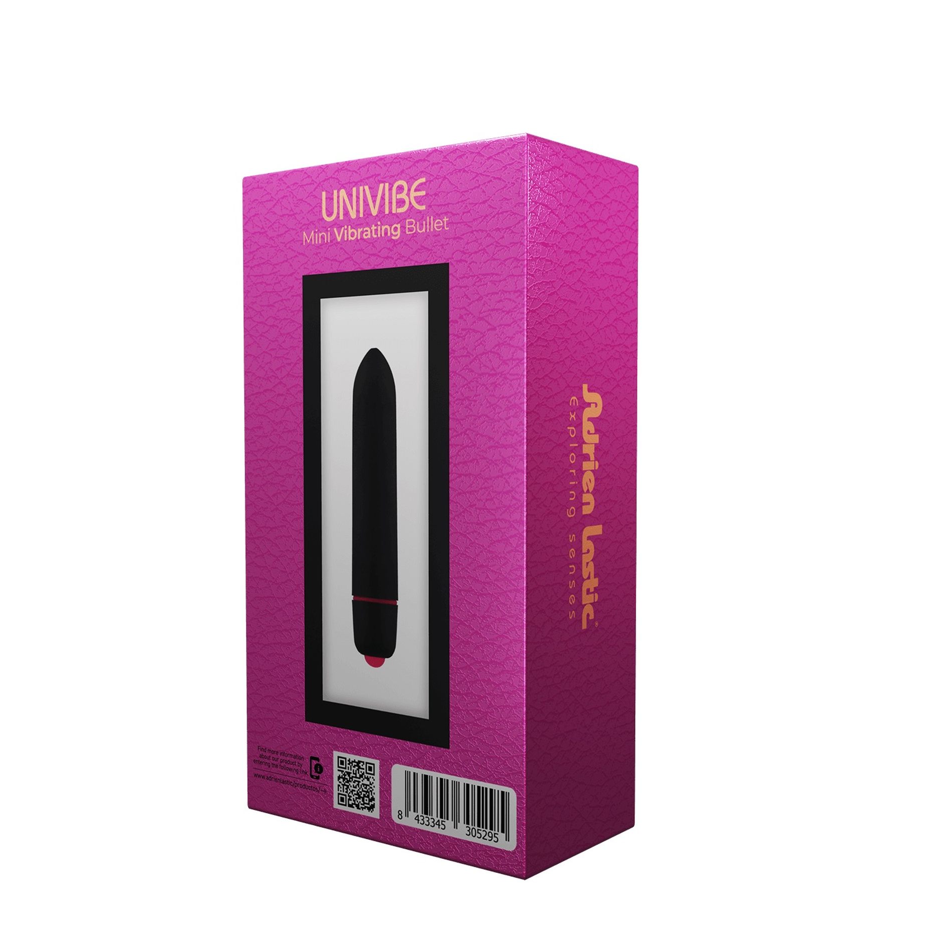 Віброкуля Adrien Lastic Univibe, 10 режимів роботи, силікон, на батарейках