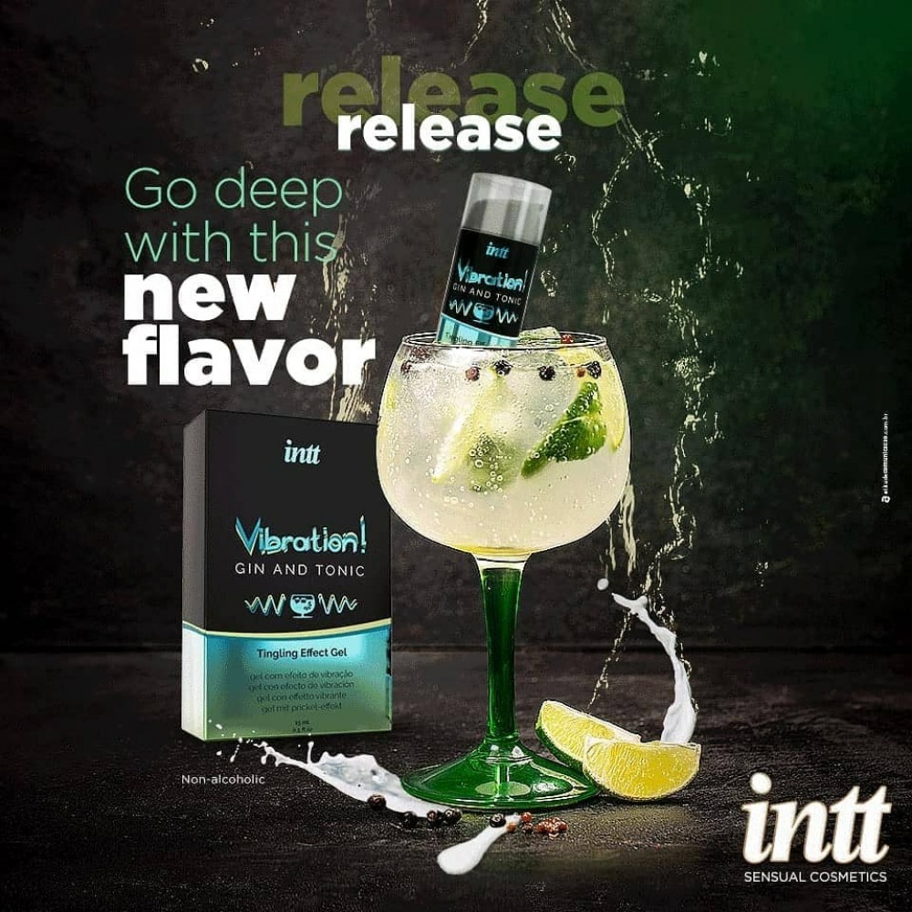 Рідкий вібратор Intt Vibration Gin Tonic (15 мл)
