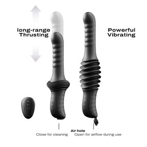 Пульсатор з вібрацією Dorcel Deep Orgasm, 2 незалежні мотори, підігрів до 41 °C, пульт ДК