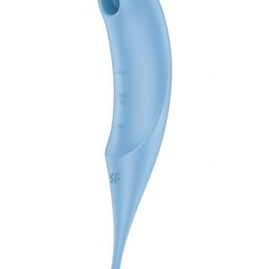Вібратор для клітора з вакуумною стимуляцією Satisfyer Twirling Pro Blue