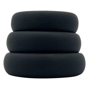 Набір ерекційних кілець Alive Sensual Pleasure Rings, 3 розміри, чорні, дуже еластичні