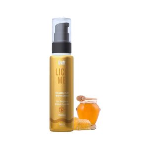 Гель для оральних пестощів із зігрівальним ефектом INTT Lick Me Kissable Gel Honey 50 мл, без цукру