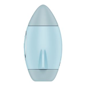 Вакуумний стимулятор з вібрацією Satisfyer Mission Control Blue, 2 незалежні мотори
