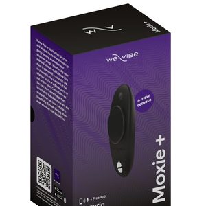 Смарт-вібратор у трусики We-Vibe Moxie+ Satin Black, оновлений пульт ДК