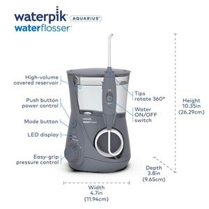 Іригатор Waterpik WP-667 Gray Aquarius