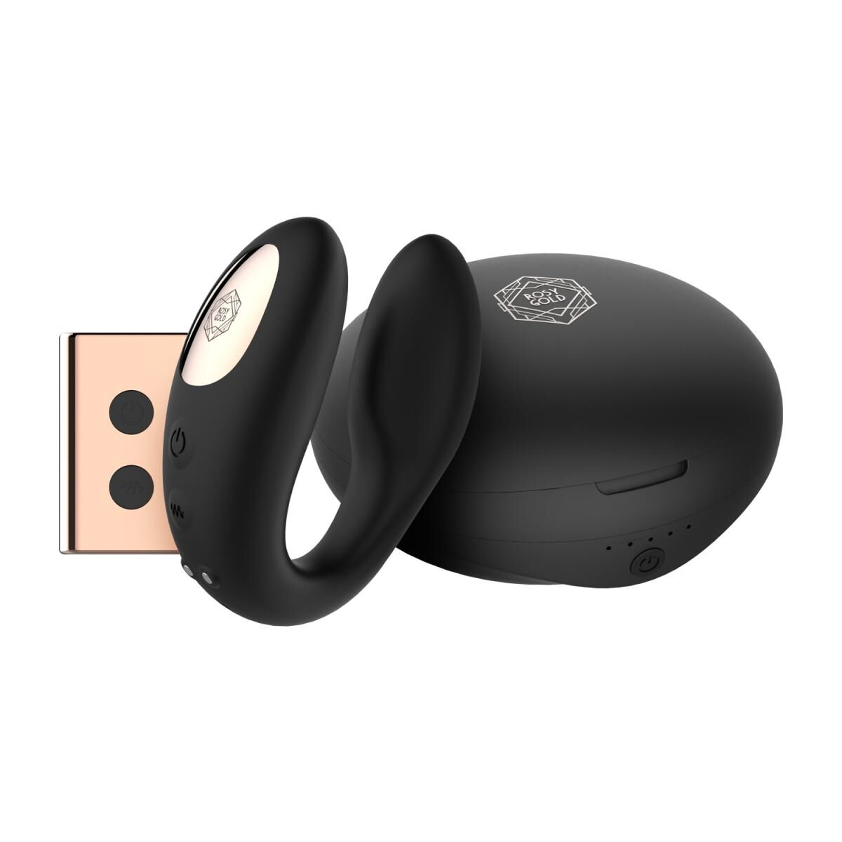 Вібратор для пар Rosy Gold - Remote Control Couple Vibrator