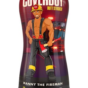 Мастурбатор анал Blush Coverboy у колбі, коричневий, 18.5 см