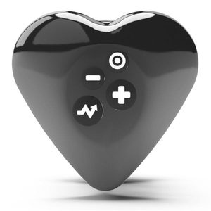 Вібратор для клітора з електростимуляцією Mystim Heart's Desire Black Edition