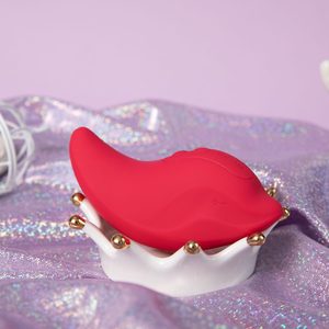 Вібратор та кліторальний стимулятор KISTOY Heidi Red