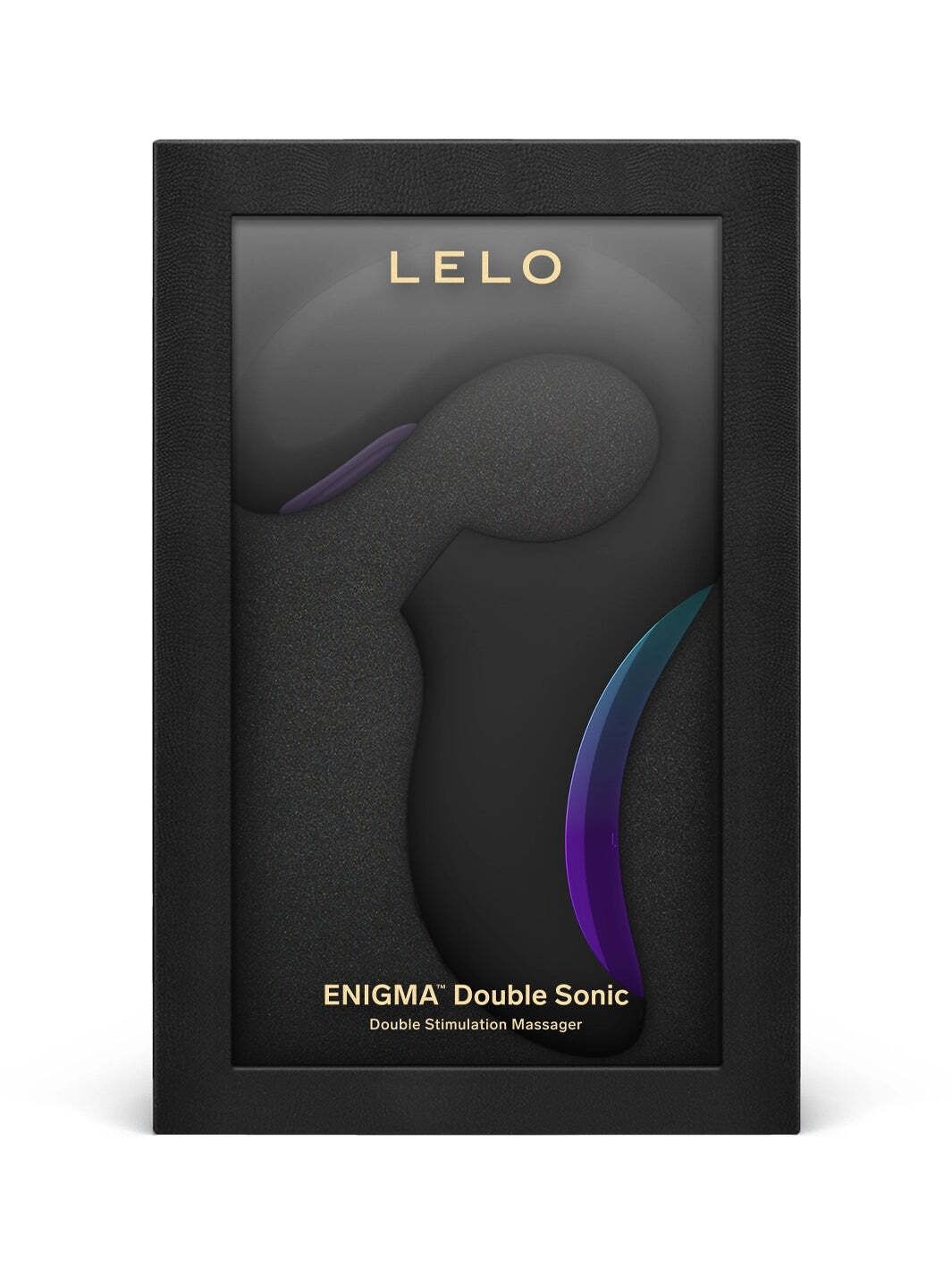 Кліторально-вагінальний звуковий стимулятор LELO Enigma Double Sonic Black