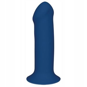 Двошаровий дилдо Adrien Lastic Hitsens 1 Blue, підходить для страпона, діаметр 4,5 см, довжина 17,7 см