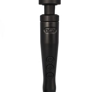 Вібромасажер DOXY Die Cast 3 Matt Black, дуже потужний, живлення 220В, металевий корпус