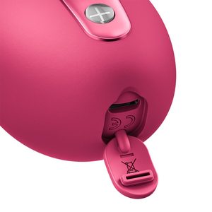 Вакуумний стимулятор Fun Factory Belle Raspberry, 11 режимів роботи, перезаряджуваний
