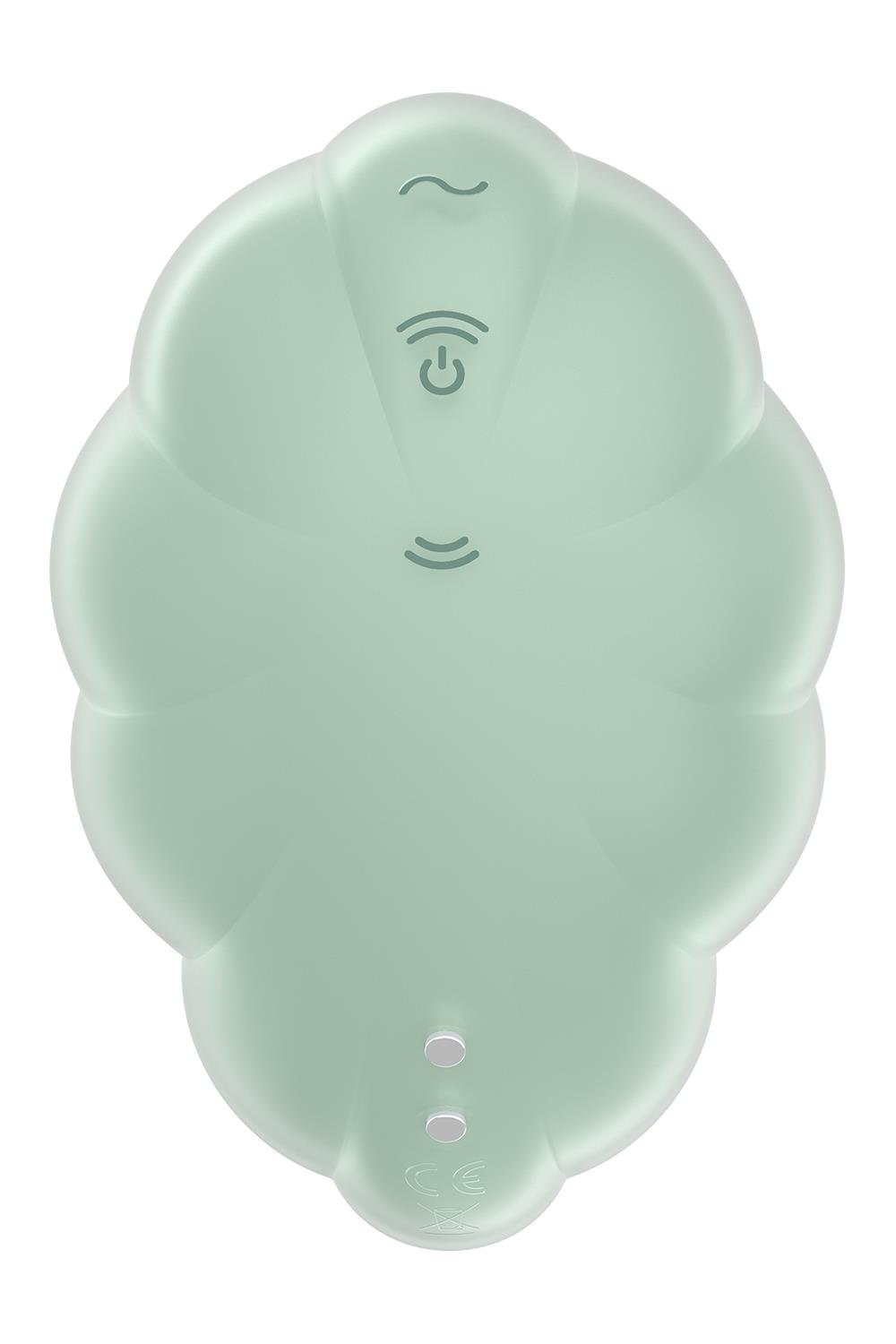 Вакуумний стимулятор з вібрацією Satisfyer Cloud Dancer Mint