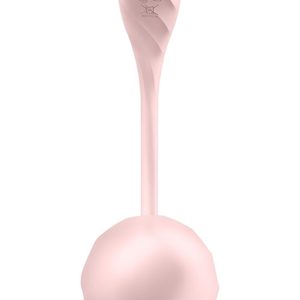 Смарт-віброяйце Satisfyer Ribbed Petal Connect App Rose, керування зі смартфона, пульт ДК