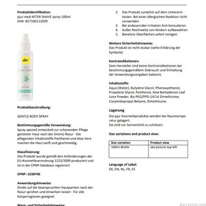 Зволожувальний спрей після гоління pjur med After Shave Spray 100 мл, без спирту, з вітаміном B5 та алое