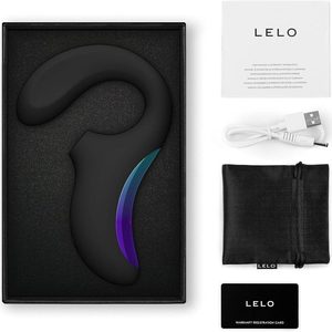 Кліторально-вагінальний звуковий стимулятор LELO Enigma WAVE Black, 3 типи стимуляції