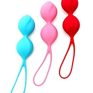 Вагінальні кульки Satisfyer V Balls (3 пари), діаметр 3,4 см, маса 79-114-150г, монолітні