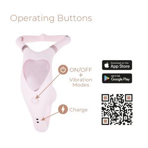 Смарт-вібратор для пар Adrien Lastic Venus + APP, подвійний, можна носити під одягом, 10 режимів