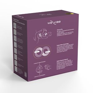 Вібратор для пар We-Vibe Chorus Pro Satin Black з пультом і додатком, чорний