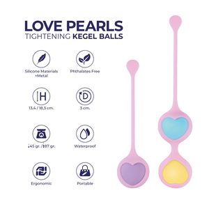 Вагінальні кульки Wooomy Love Pearls