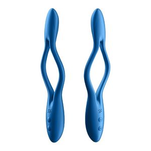 Універсальний гнучкий вібратор для пар Satisfyer Elastic Game Dark Blue