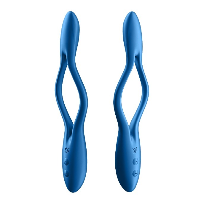 Універсальний гнучкий вібратор для пар Satisfyer Elastic Game Dark Blue