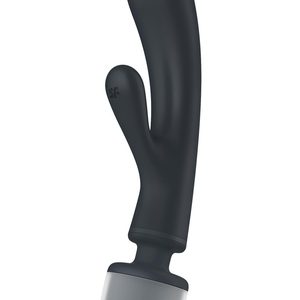 Вібратор-кролик з вібромасажером Satisfyer Triple Lover Grey, 3 мотори