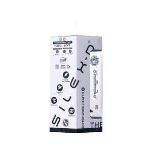 Анальна пробка SilexD Model 2, size M, чорна, двошарова, з ефектом пам’яті, діаметр 4 см