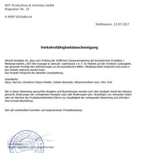Лубрикант і масажний гель 2 в 1 Hot Bio Line, 200 мл