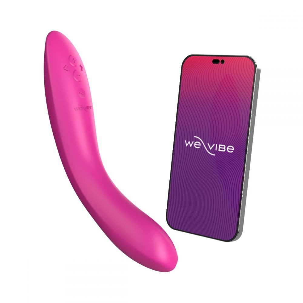 Смарт-вібратор We-Vibe Rave 2 Twisted Pleasure Pink, для точки G та входу в піхву, 2 мотори