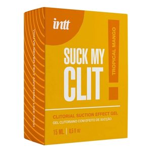 Смоктайзер для клітора Intt Suck My Clit Tropical Mango (15 мл), манго, гель з ефектом посмоктування