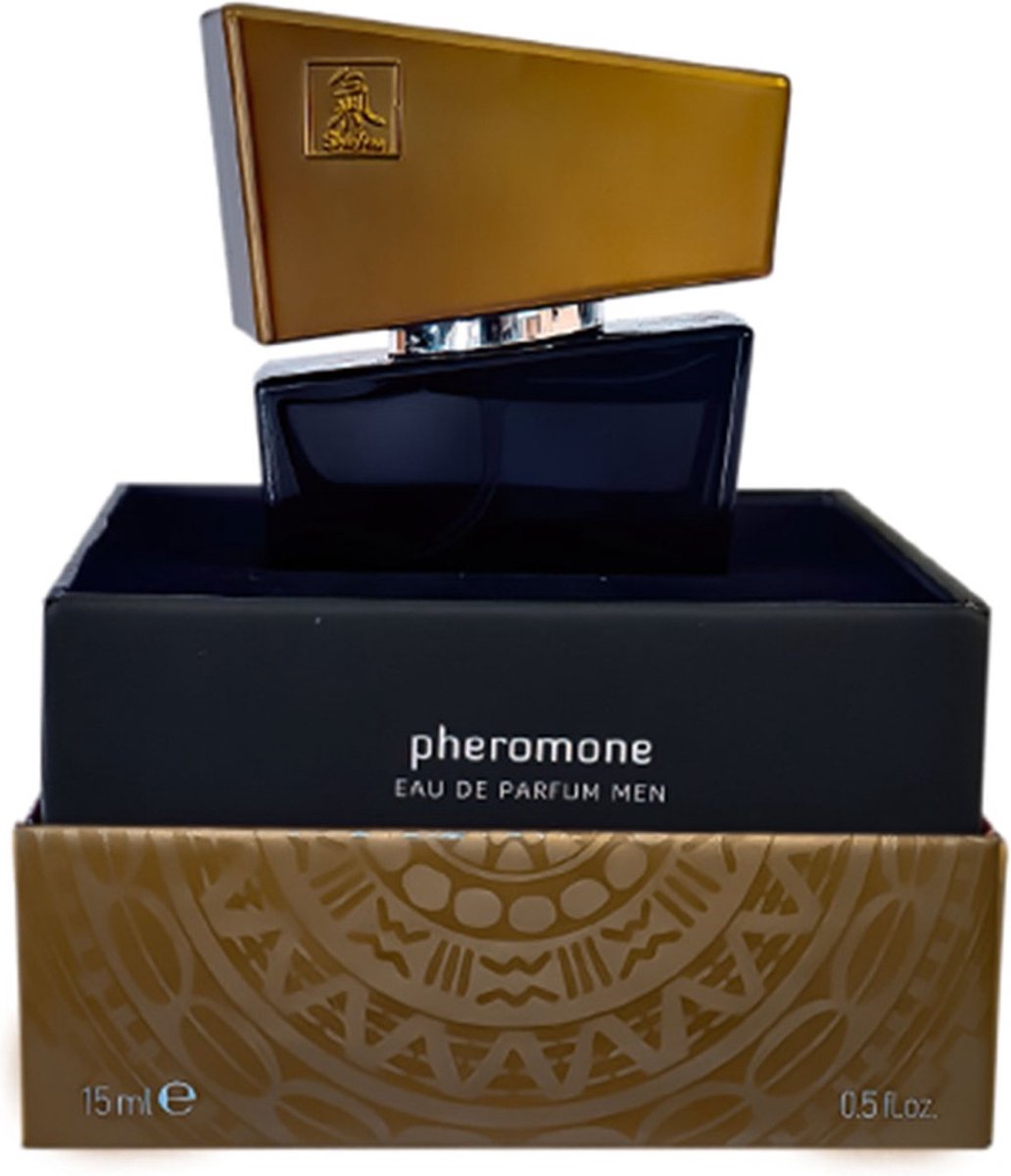 Духи з феромонами чоловічі SHIATSU Pheromone Fragrance men grey, 15 мл