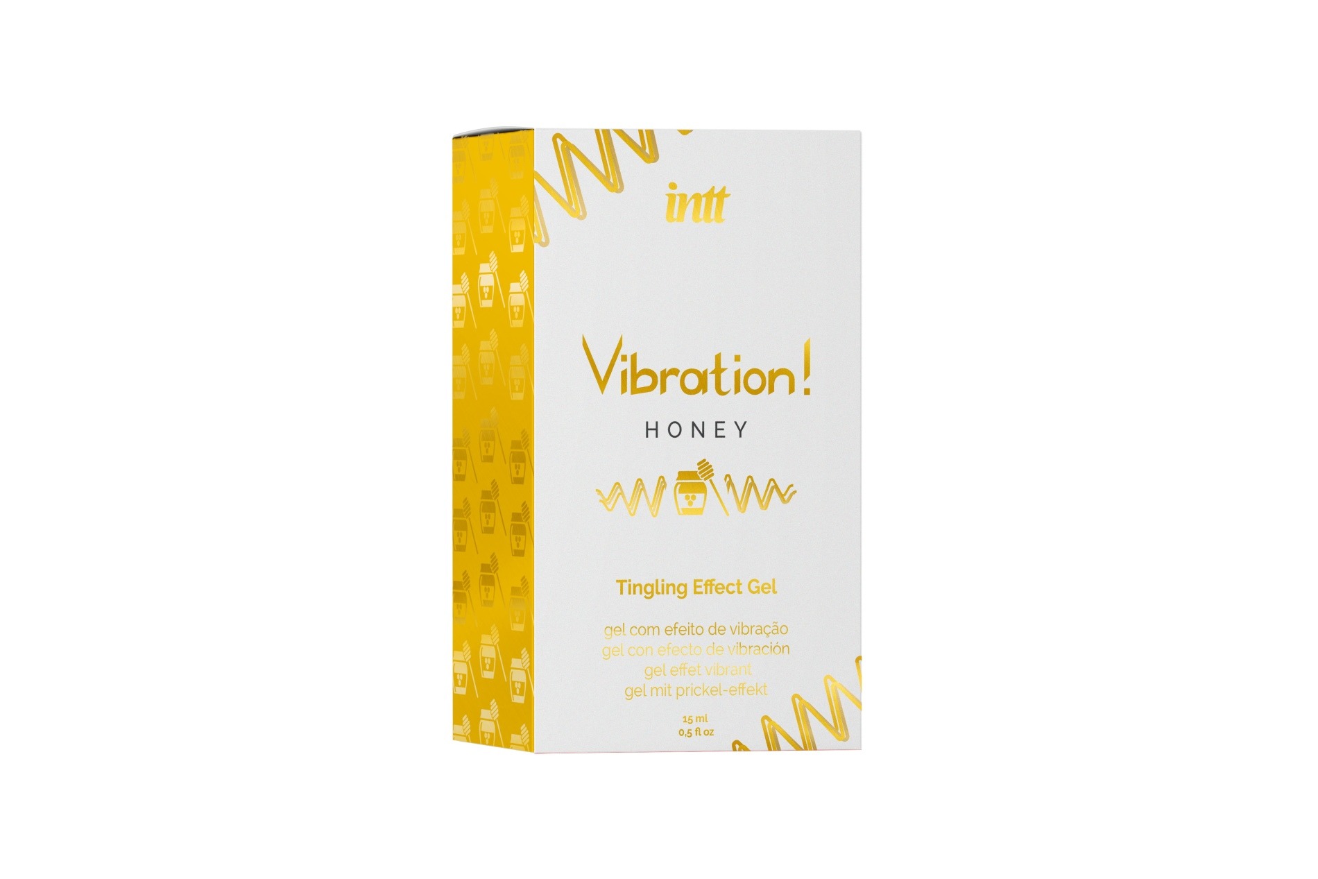 Рідкий вібратор Intt Vibration Honey (15 мл), густий гель, дуже смачний, діє до 30 хвилин