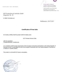 Лубрикант на силіконовій основі HOT Premium Silicone Glide, 100 мл