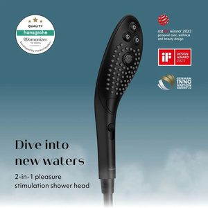 Насадка для душу Womanizer Wave, чорна